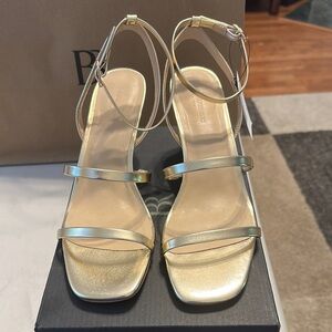 Banana Republic Gold Heels